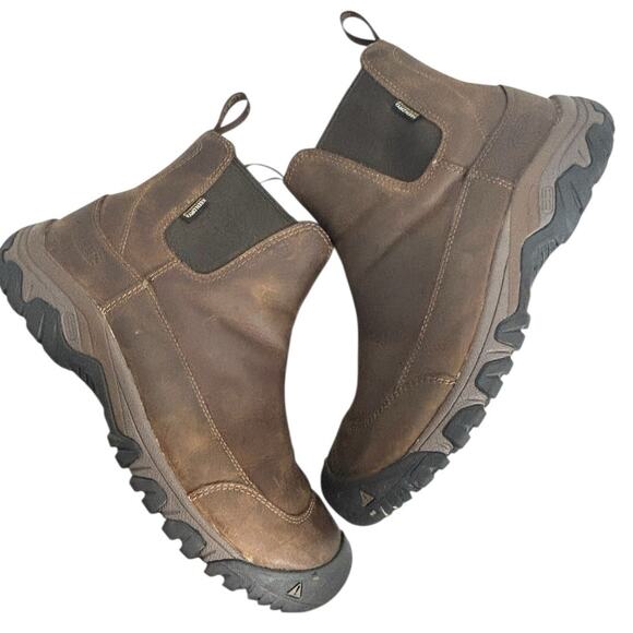 Keen Anchorage III Waterproof Insulated Men's Boot Dark Brown Size 12 - Picture 1 of 12